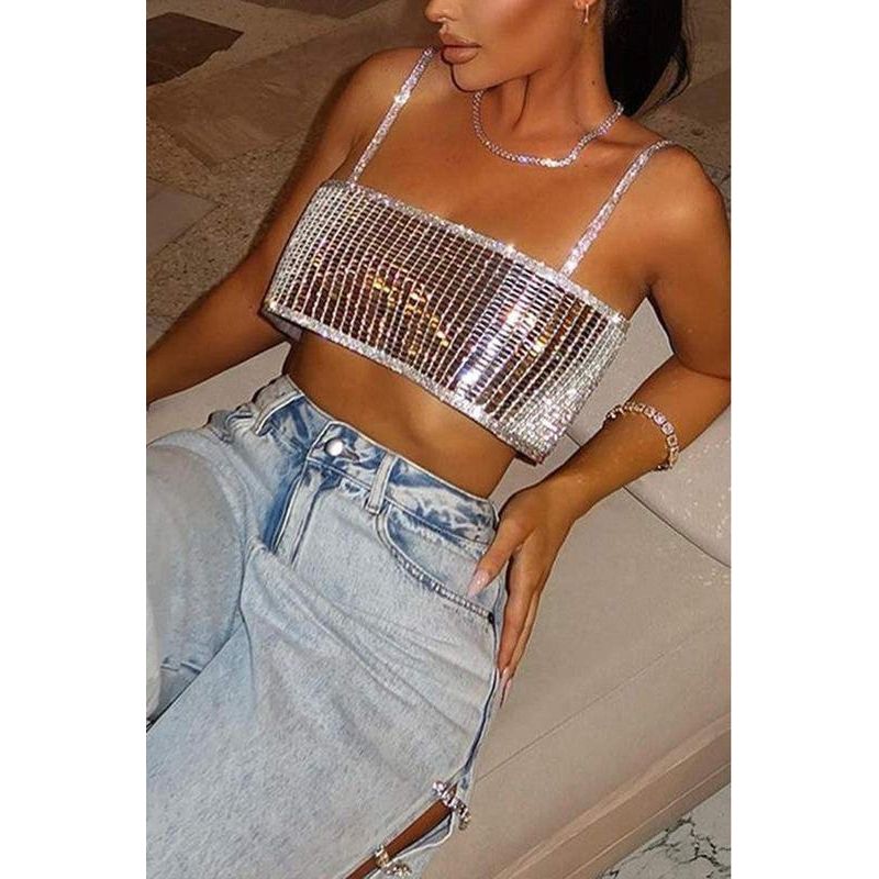 Iconic Silver Top - Sb_stassieboutique 