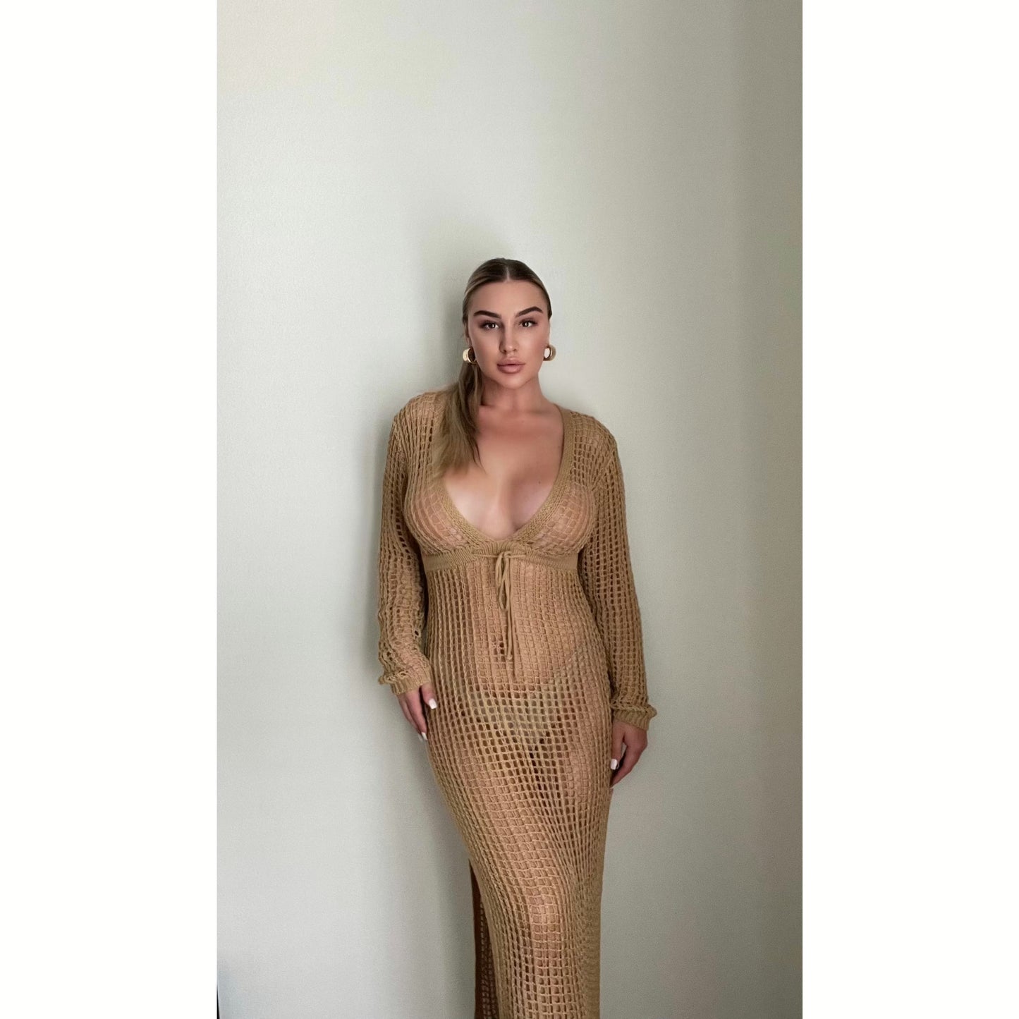 Victoria's Nude Swim Cover-Up - Sb_stassieboutique 